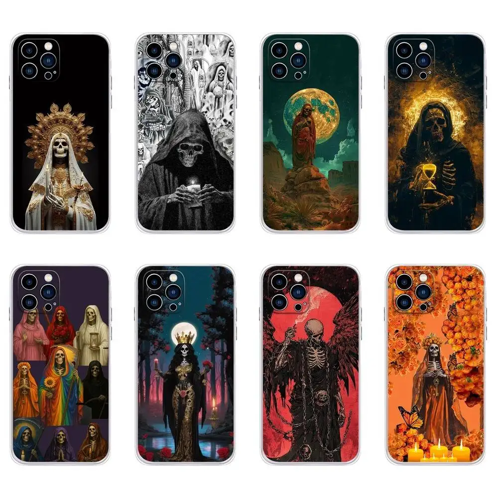 Santa Muerte Phone Case For iPhone 16,15,14,13,12,11 Plus,Pro,Max,XR,XS,Plus,E,Mini Transparent Soft Cover
Santa Muerte Phone Case For iPhone 16,15,14,13,12,11 Plus,Pro,Max,XR,XS,Plus,E,Mini Transparent Soft Cover