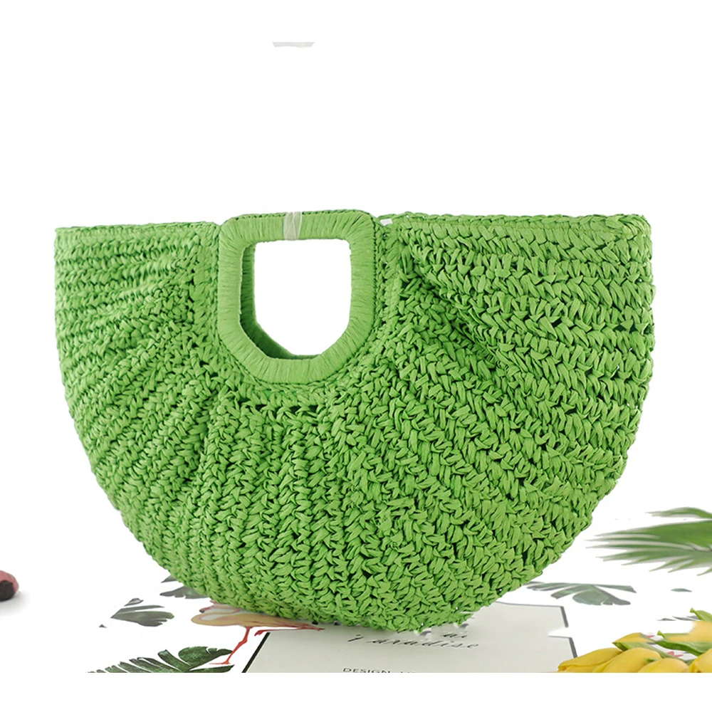 Half Moon Straw Bag Paper Rope Handbags Candy Color Woven Bags for Women 2023 Summer Rattan Beach Bags Hollow Tote Female Clutch
Half Moon Straw Bag Paper Rope Handbags Candy Color Woven Bags for Women 2023 Summer Rattan Beach Bags Hollow Tote Female Clutch
