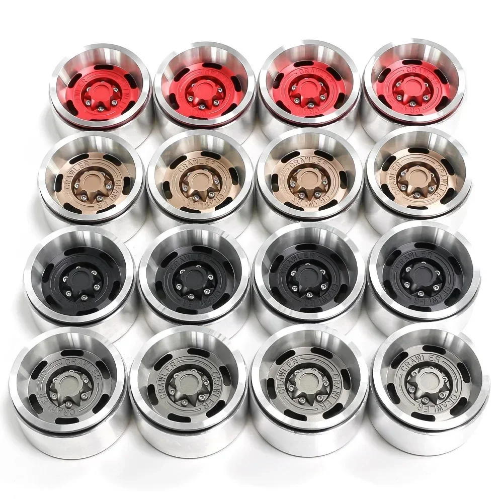1.9 Beadlock Wheel Rims (4PCS) Aluminum Alloy for 1:10 RC Crawler Axial SCX10 90046 SCX10 III AXI03007 Tamiya CC01 D90 D110
1.9 Beadlock Wheel Rims (4PCS) Aluminum Alloy for 1:10 RC Crawler Axial SCX10 90046 SCX10 III AXI03007 Tamiya CC01 D90 D110