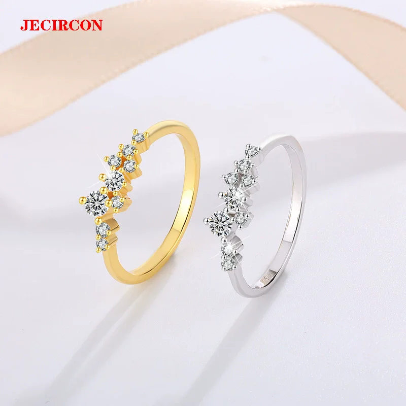 JECIRCON Women's S925 Sterling Silver Ring, Niche Design High-End Full Moissanite Starry Cluster Ring, Shiny Exquisite Jewelry
JECIRCON Women's S925 Sterling Silver Ring, Niche Design High-End Full Moissanite Starry Cluster Ring, Shiny Exquisite Jewelry