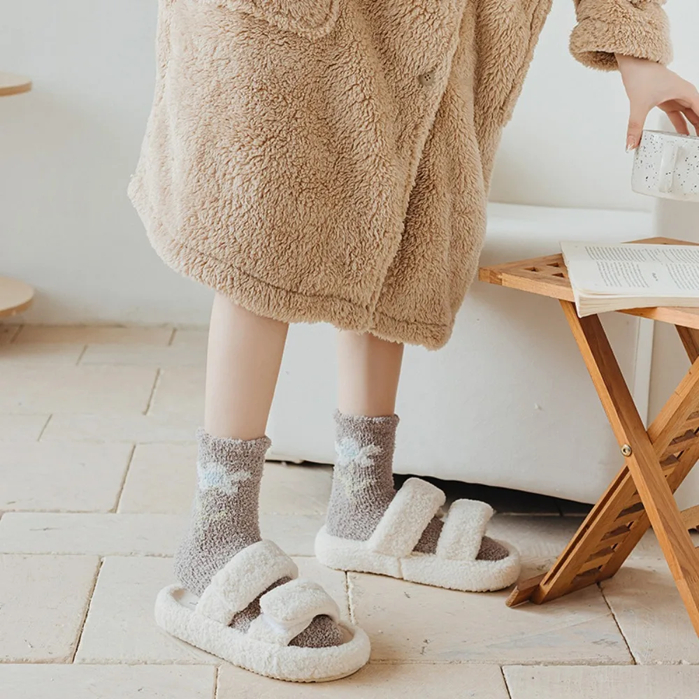 Autumn Breathable Sweet Tulips Pattern Flower Ruffle Cute Coral Velvet Korean Style Socks Middle Tube Female Socks
Autumn Breathable Sweet Tulips Pattern Flower Ruffle Cute Coral Velvet Korean Style Socks Middle Tube Female Socks