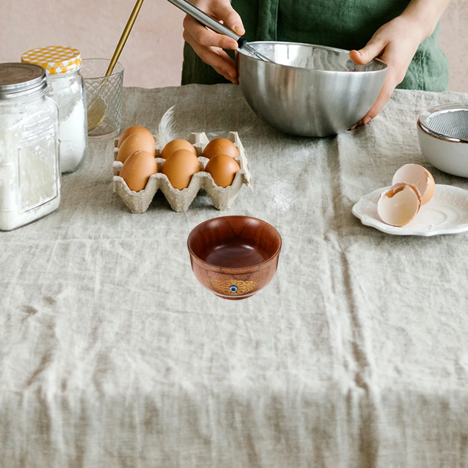 Mongolian Style Large Wooden Bowl Natural Wood Food Bowl For Rice Salad Household Use Carved Craft Tableware Kitchen
Mongolian Style Large Wooden Bowl Natural Wood Food Bowl For Rice Salad Household Use Carved Craft Tableware Kitchen