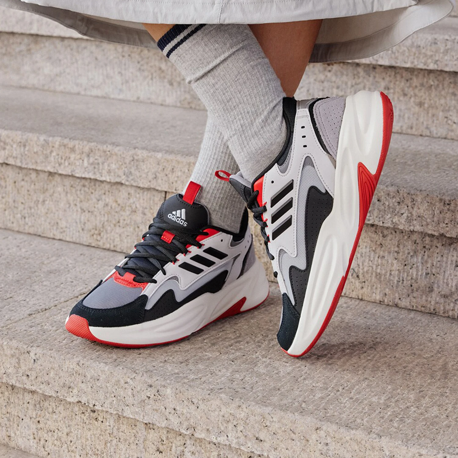 Adidas genuine OZWAVE men's and women's thick soled sports and leisure dad shoes JR3199
Adidas genuine OZWAVE men's and women's thick soled sports and leisure dad shoes JR3199