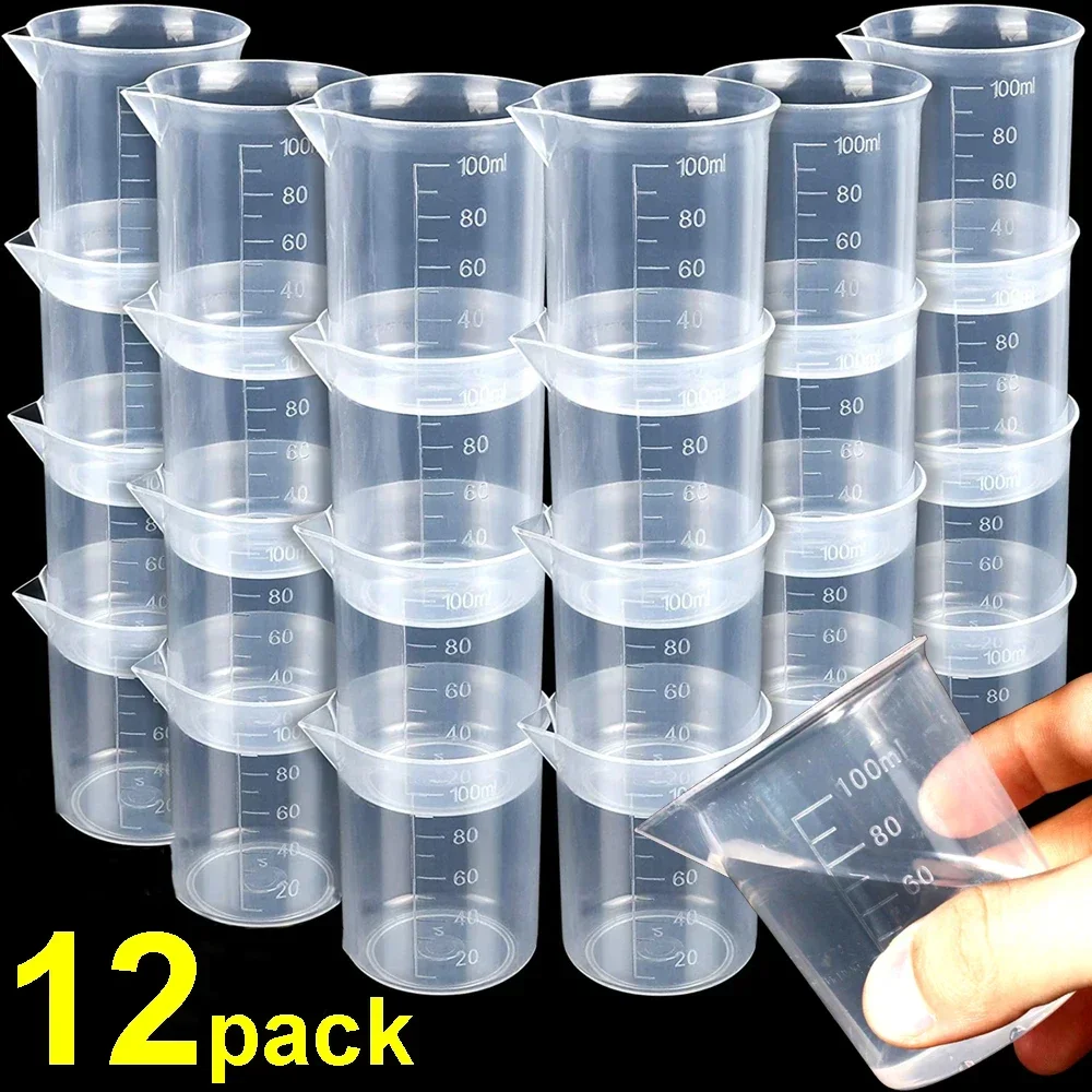 Wholesale 100ml Measuring Cup Transparent Plastic Scale Beaker Cups Lab Chemical Laboratory Container Jugs Kitchen Baking Tool
Wholesale 100ml Measuring Cup Transparent Plastic Scale Beaker Cups Lab Chemical Laboratory Container Jugs Kitchen Baking Tool