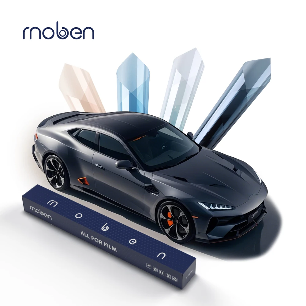 Moben UV400 Series 2mil VLT 35% Высокая защита конфиденциальности Контроль тепла 100% блокировка УФ-излучения Нанокерамическая солнечная тонировочная пленка для окон автомобиля
Moben UV400 Series 2mil VLT 35% Высокая защита конфиденциальности Контроль тепла 100% блокировка УФ-излучения Нанокерамическая солнечная тонировочная пленка для окон автомобиля