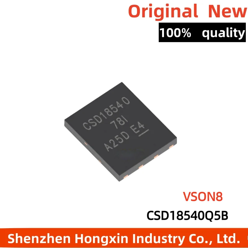 10 pieces New CSD18540Q5B CSD18540 patch VSON8 N-channel 60V100A field-effect MOS transistor
10 pieces New CSD18540Q5B CSD18540 patch VSON8 N-channel 60V100A field-effect MOS transistor