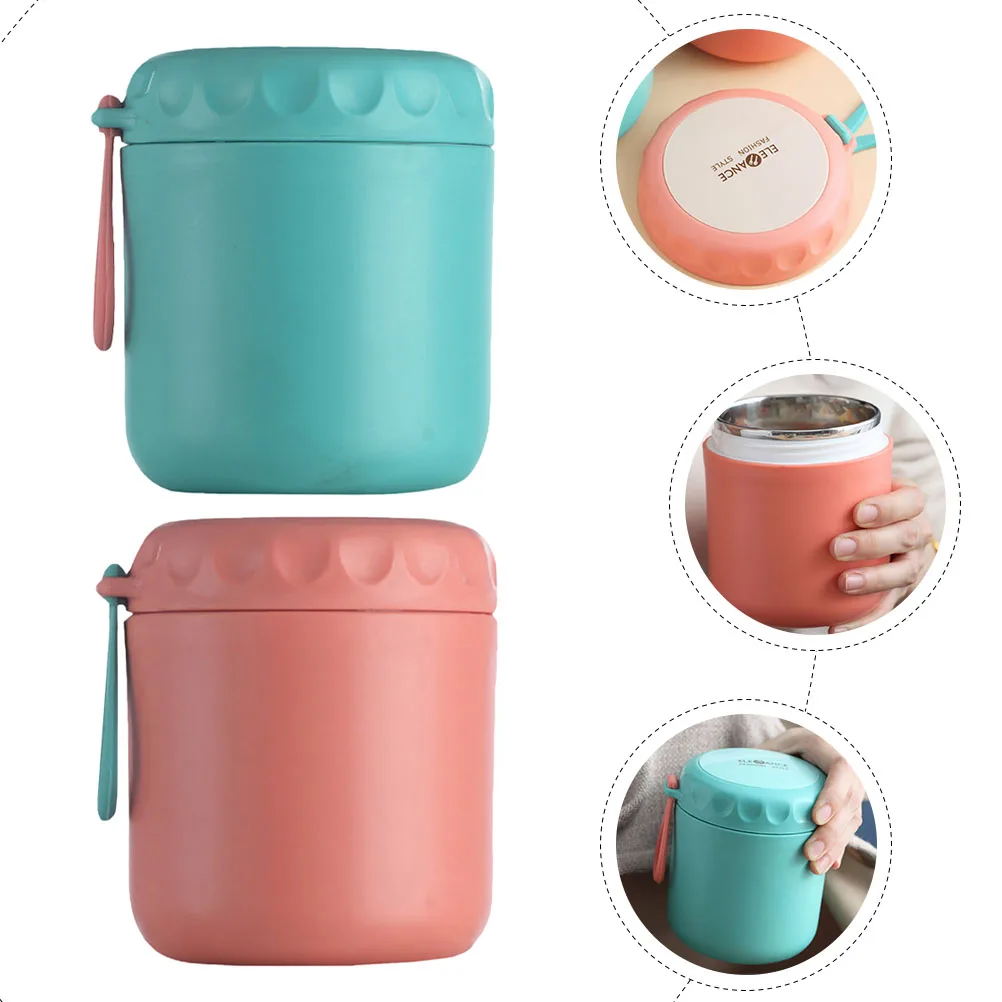 2Pcs Stainless Steel Soup Cup Mug Lid Food Jar Portable Cereal Milk Container Bowls Handle Travel Office School Kitchen Bar
2Pcs Stainless Steel Soup Cup Mug Lid Food Jar Portable Cereal Milk Container Bowls Handle Travel Office School Kitchen Bar