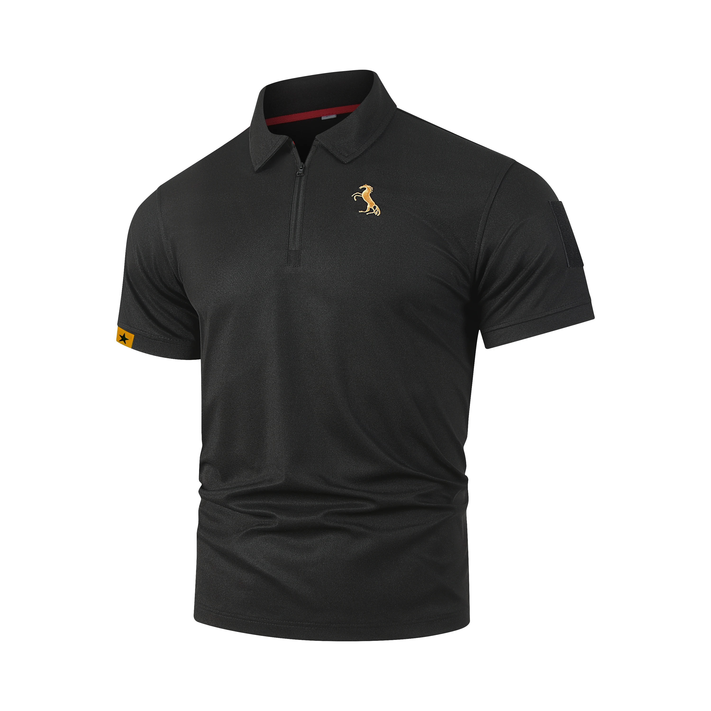 Men's Outdoor Polo Shirt Quick Dry Moisture Wicking Horse Embroidery Arm Pocket Sports Outdoor Golf Daily Work Casual male
Men's Outdoor Polo Shirt Quick Dry Moisture Wicking Horse Embroidery Arm Pocket Sports Outdoor Golf Daily Work Casual male