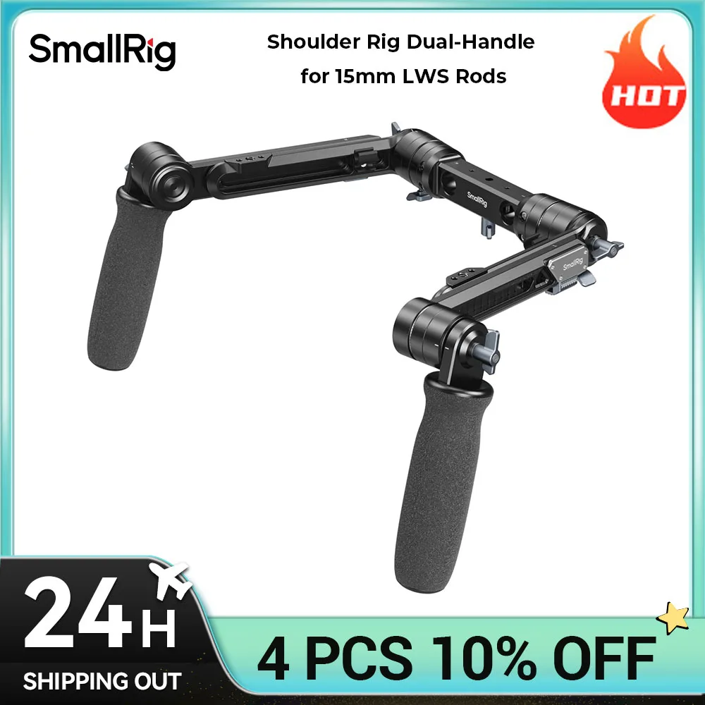 Плечевая установка SmallRig с двойной ручкой для стержней LWS диаметром 15 мм. Комфорт и эффективность в плече. Алюминиевый плечевой комплект 5205.
Плечевая установка SmallRig с двойной ручкой для стержней LWS диаметром 15 мм. Комфорт и эффективность в плече. Алюминиевый плечевой комплект 5205.