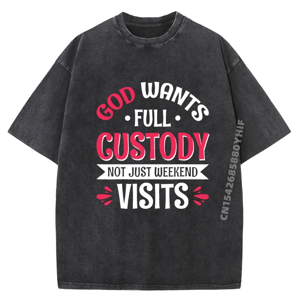 God Wants Full Custody Not Just Weekend Visits Cute Oversized T Shirt Comfortable Washed Mens Designer Clothes Vegan
God Wants Full Custody Not Just Weekend Visits Cute Oversized T Shirt Comfortable Washed Mens Designer Clothes Vegan