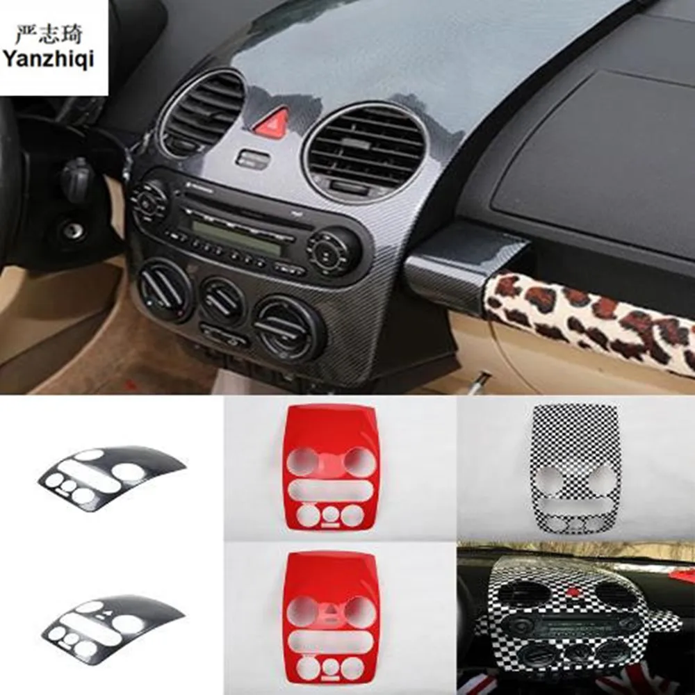 1pc Car stickers carbon fiber ABS material Central console panel decoration cover for 2003-2012 Volkswagen VW Beetle
1pc Car stickers carbon fiber ABS material Central console panel decoration cover for 2003-2012 Volkswagen VW Beetle