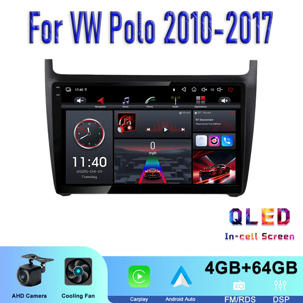 64G GPS 9'' For VW Polo 2010-2017 Car Radio Stereo Head Unit Wireless Apple Carplay Android Camera Google Map Multimedia Player
64G GPS 9'' For VW Polo 2010-2017 Car Radio Stereo Head Unit Wireless Apple Carplay Android Camera Google Map Multimedia Player