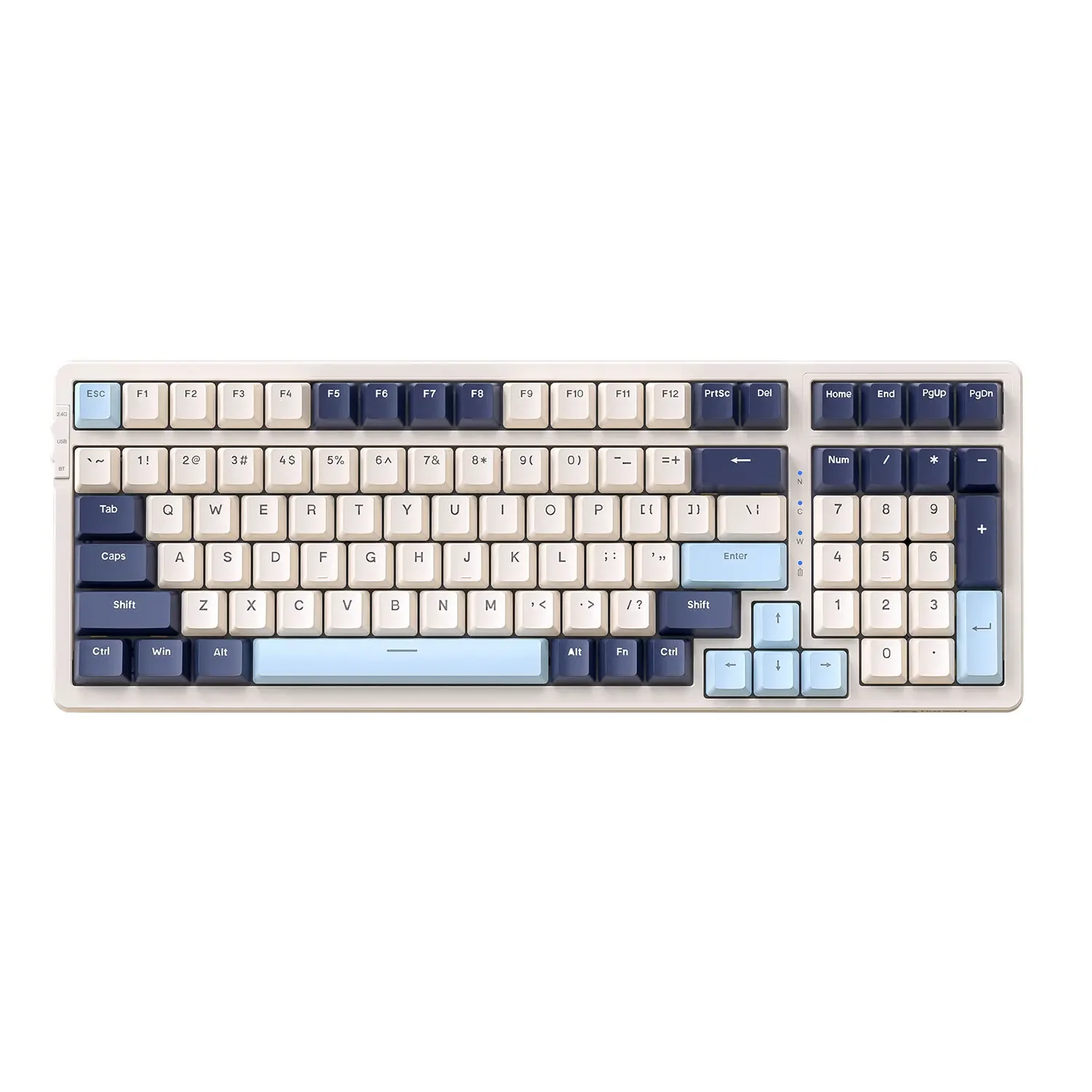 K8 Wireless Mechanical Keyboard,Tri-mode Connection,100 Key,Full Key Hot Swap,lighting Effects,Gasket Muffler Structure,Laptops
K8 Wireless Mechanical Keyboard,Tri-mode Connection,100 Key,Full Key Hot Swap,lighting Effects,Gasket Muffler Structure,Laptops