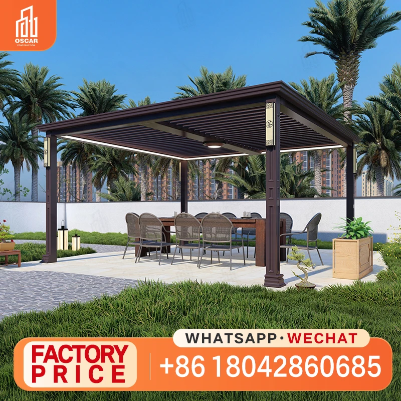 Customizable Multi functional Garden Gazebo Aluminum Pergola for US B end Clients Creative Outdoor Structure
Customizable Multi functional Garden Gazebo Aluminum Pergola for US B end Clients Creative Outdoor Structure