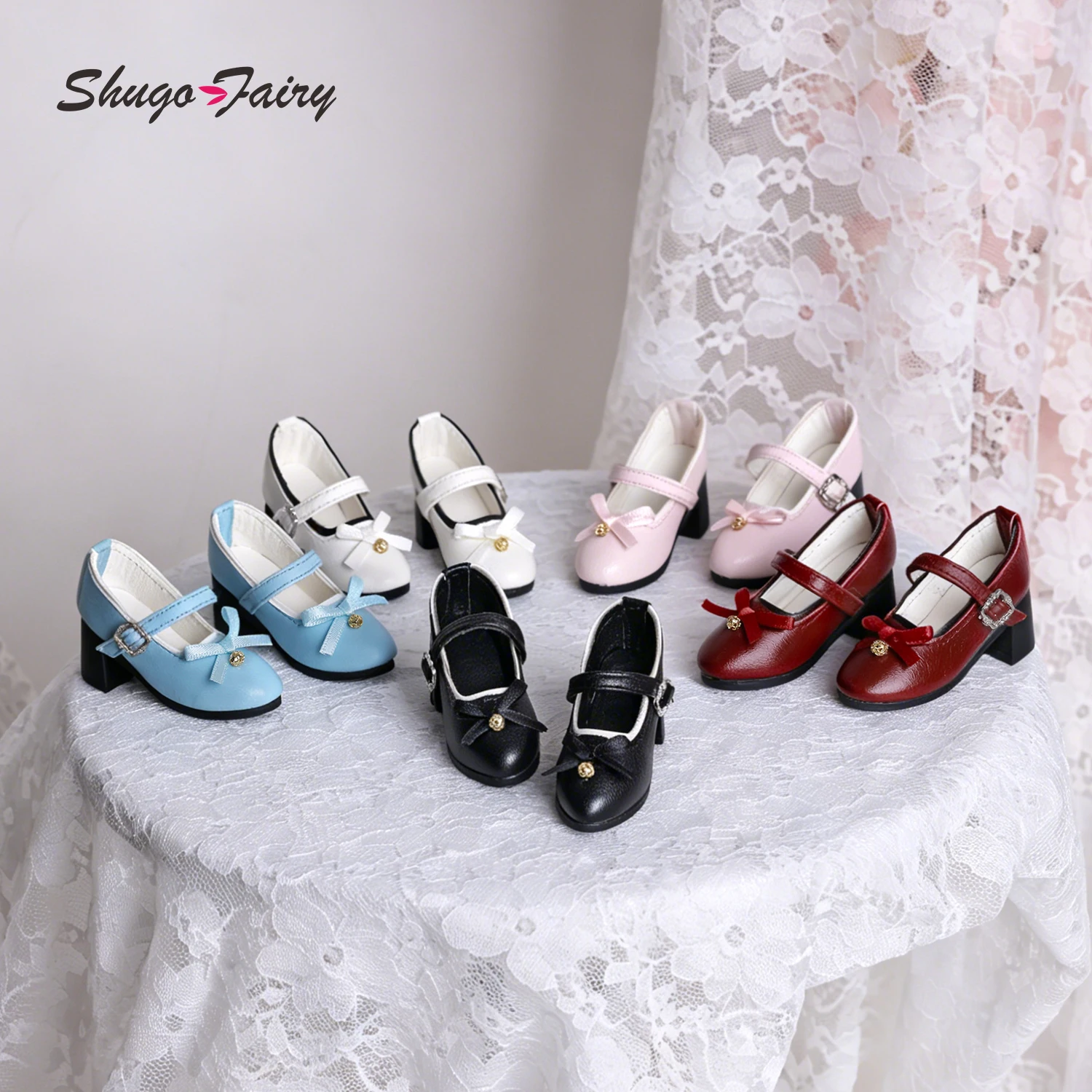 ShugaFairy BJD Shoes 1/4 Mary Jane Vintage Patchwork Buckle Bow High Heels 5 Colors WX4-429 Ball Jointed Doll Accessories Bariy
ShugaFairy BJD Shoes 1/4 Mary Jane Vintage Patchwork Buckle Bow High Heels 5 Colors WX4-429 Ball Jointed Doll Accessories Bariy