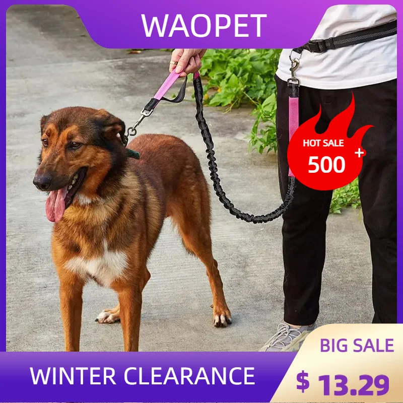 Hands Free Dog Leashes With Adjustable Nylon Waist Belt For Dog Collar Harness Running Walking Training Shock Absorbing Bungee
Hands Free Dog Leashes With Adjustable Nylon Waist Belt For Dog Collar Harness Running Walking Training Shock Absorbing Bungee