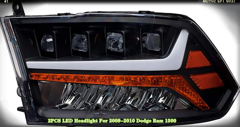 Sulinso 2PCS LED Projection Headlights Fits Dodge Ram 2009-2018 1500 & 2010-2019 2500/3500 , Black
Sulinso 2PCS LED Projection Headlights Fits Dodge Ram 2009-2018 1500 & 2010-2019 2500/3500 , Black