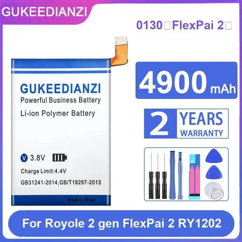 Аккумулятор для мобильного телефона 0130 (FlexPai 2) – надежный источник питания, безопасный для Royole 2 Gen Flexpai 2 RY1202, 4900 мАч
Аккумулятор для мобильного телефона 0130 (FlexPai 2) – надежный источник питания, безопасный для Royole 2 Gen Flexpai 2 RY1202, 4900 мАч