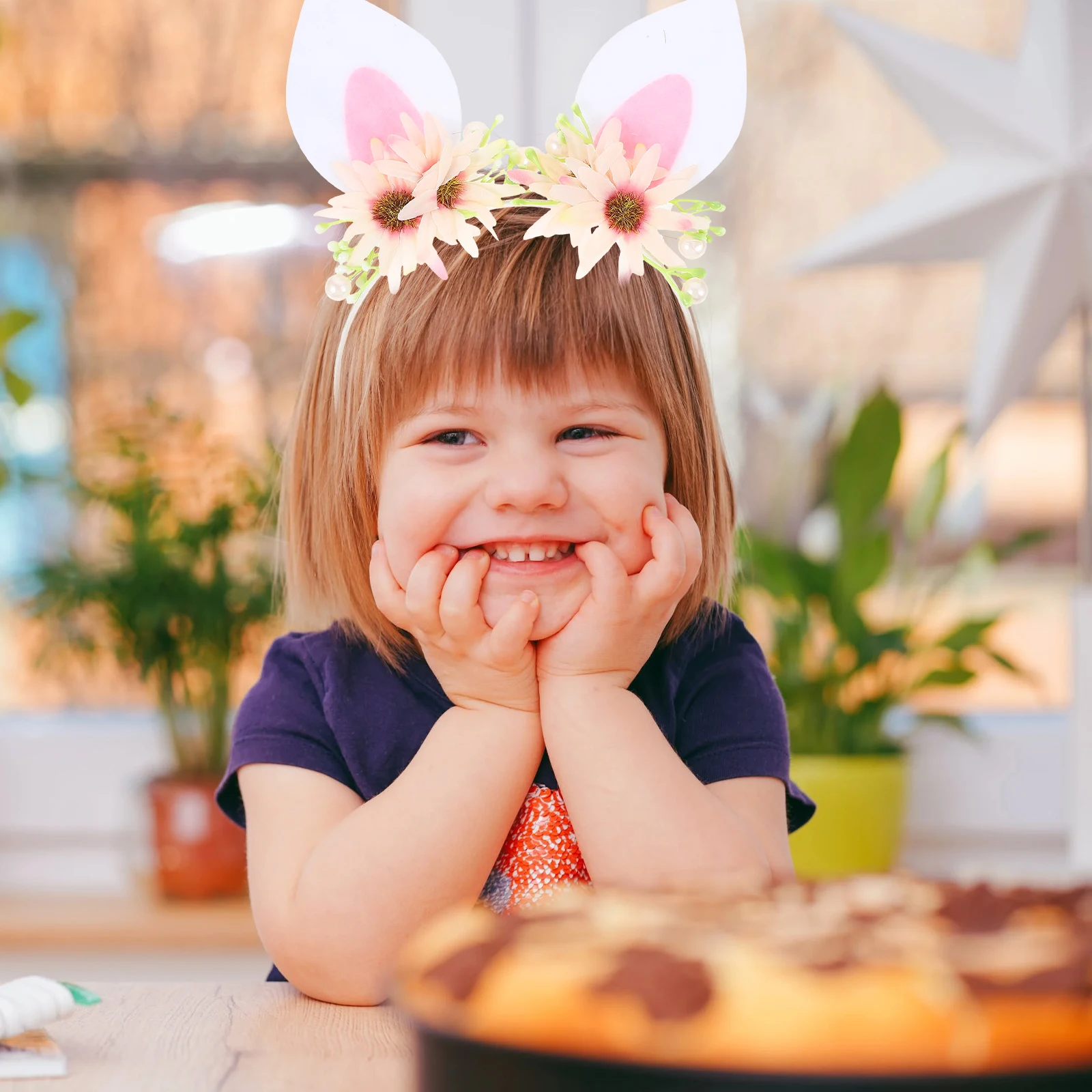 1 шт., обруч с кроличьими ушками и цветком, легкий детский головной убор, милая одежда для волос, декоративная повязка для волос, мультяшный дизайн для 
1 шт., обруч с кроличьими ушками и цветком, легкий детский головной убор, милая одежда для волос, декоративная повязка для волос, мультяшный дизайн для