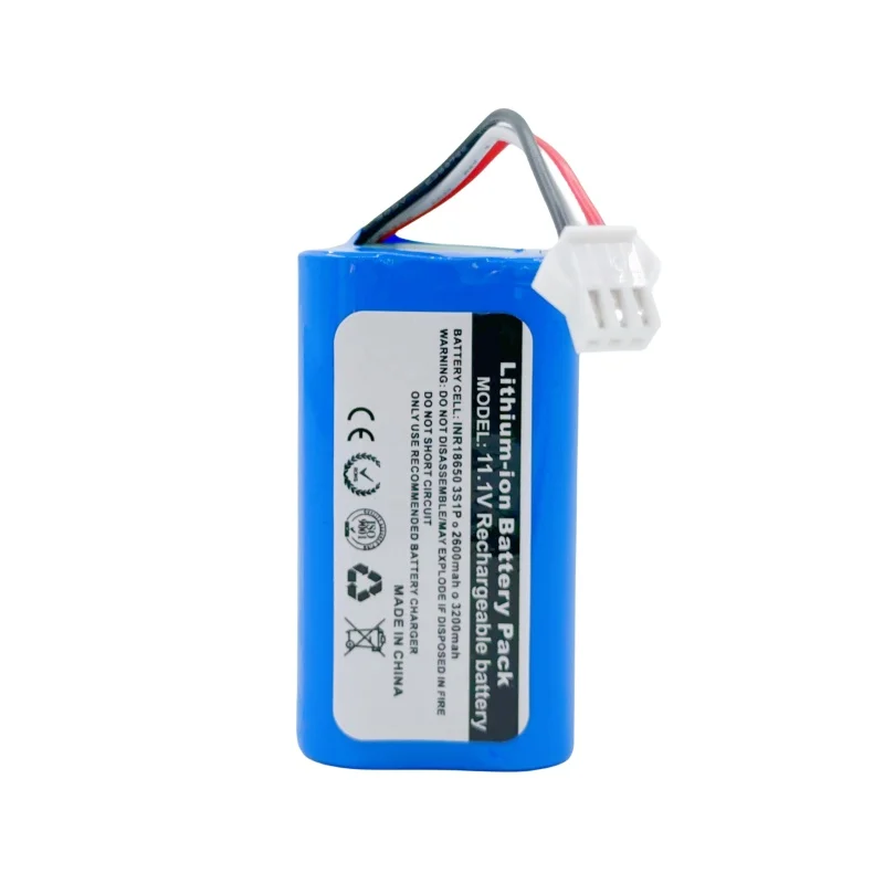 11.V 18650 3S1P Rechargeable Li-ion Battery Pack For Ecovacs Robot Vacuum Cleaner Parts D36A D36B D36C D36E DA60 DB35
11.V 18650 3S1P Rechargeable Li-ion Battery Pack For Ecovacs Robot Vacuum Cleaner Parts D36A D36B D36C D36E DA60 DB35