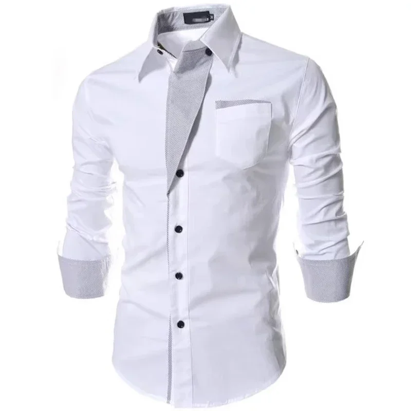 White Striped Shirts Mens 2023 Long Sleeved Business Slim Fit Male Shirt Black Social Clothes Camisa Masculina Vetement Homme
White Striped Shirts Mens 2023 Long Sleeved Business Slim Fit Male Shirt Black Social Clothes Camisa Masculina Vetement Homme
