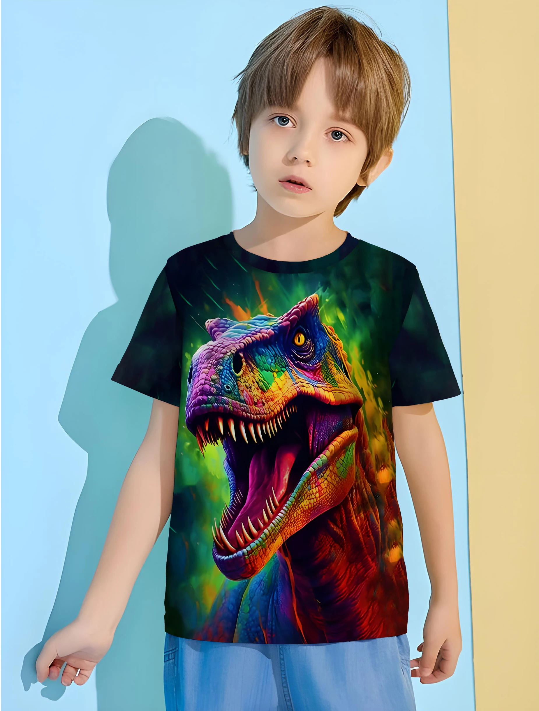 Одежда для улицы Velociraptor для детей, футболка для мальчиков, Детская футболка, Детская летняя одежда, детские футболки
Одежда для улицы Velociraptor для детей, футболка для мальчиков, Детская футболка, Детская летняя одежда, детские футболки