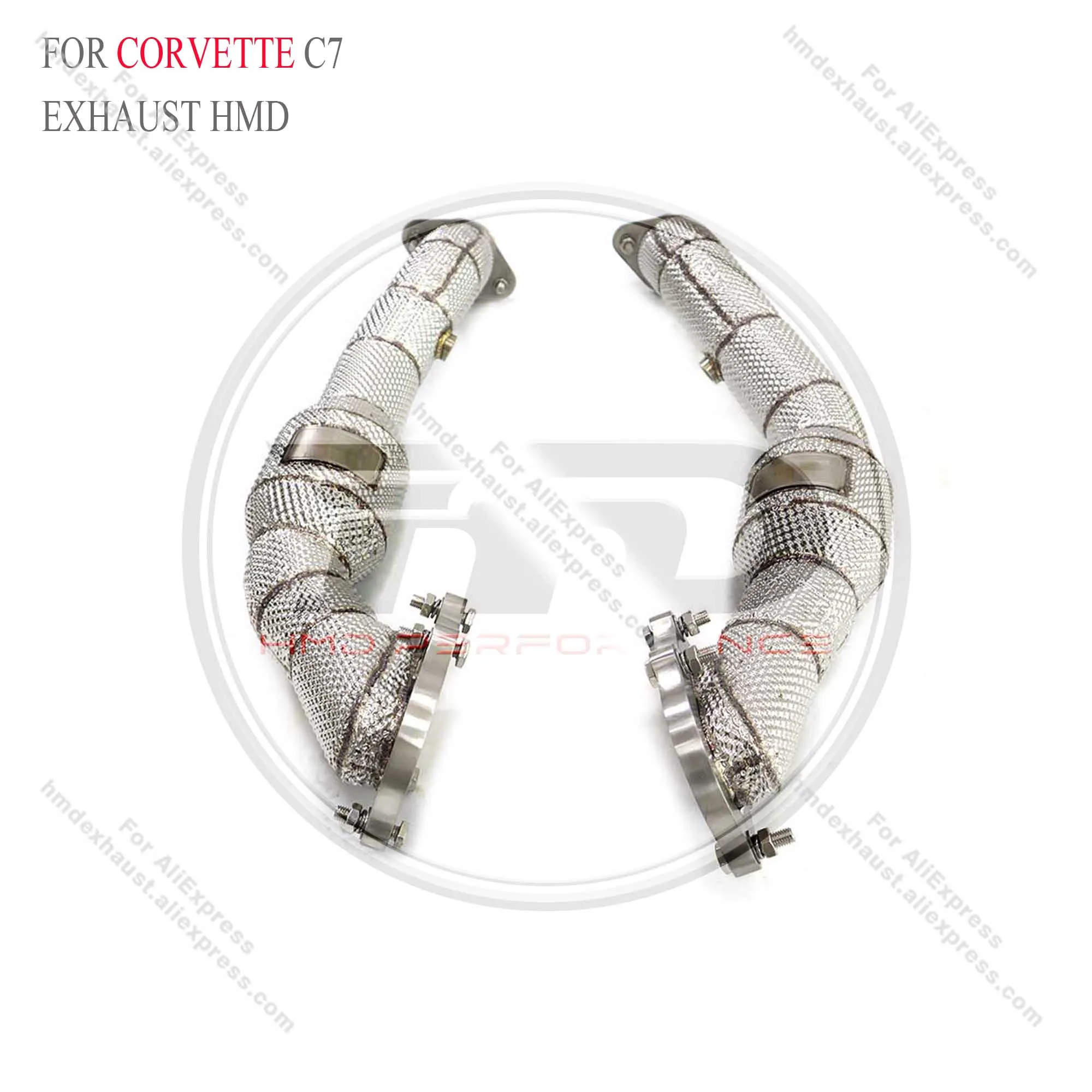 HMD Performance Exhaust Systems Downpipe For Corvette C7 High Flow Catalyst Exhaust Downpipe With Shield
HMD Performance Exhaust Systems Downpipe For Corvette C7 High Flow Catalyst Exhaust Downpipe With Shield