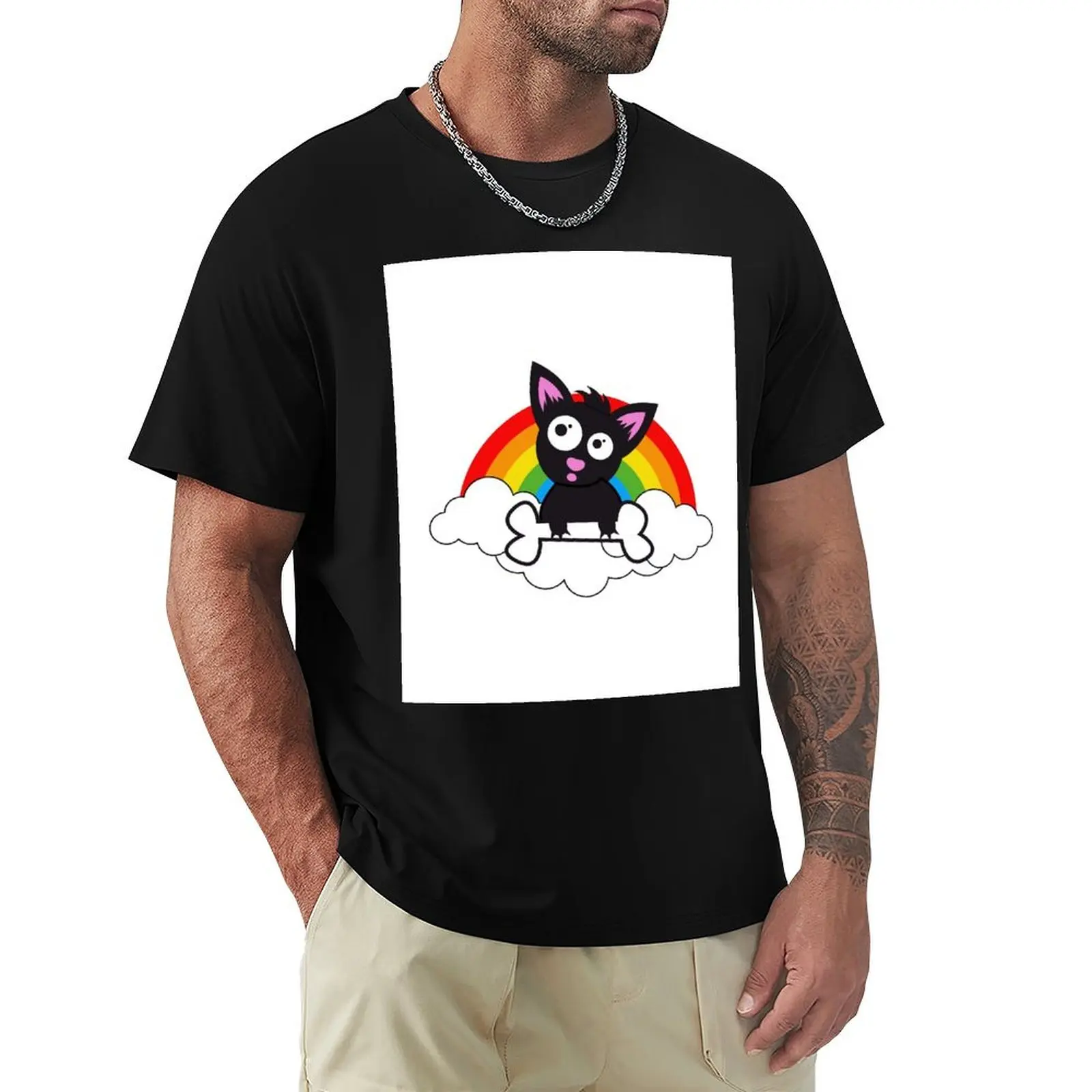 cat on rainbow T-Shirt clothes cute clothes Personalized t-shirt clothes for men
cat on rainbow T-Shirt clothes cute clothes Personalized t-shirt clothes for men