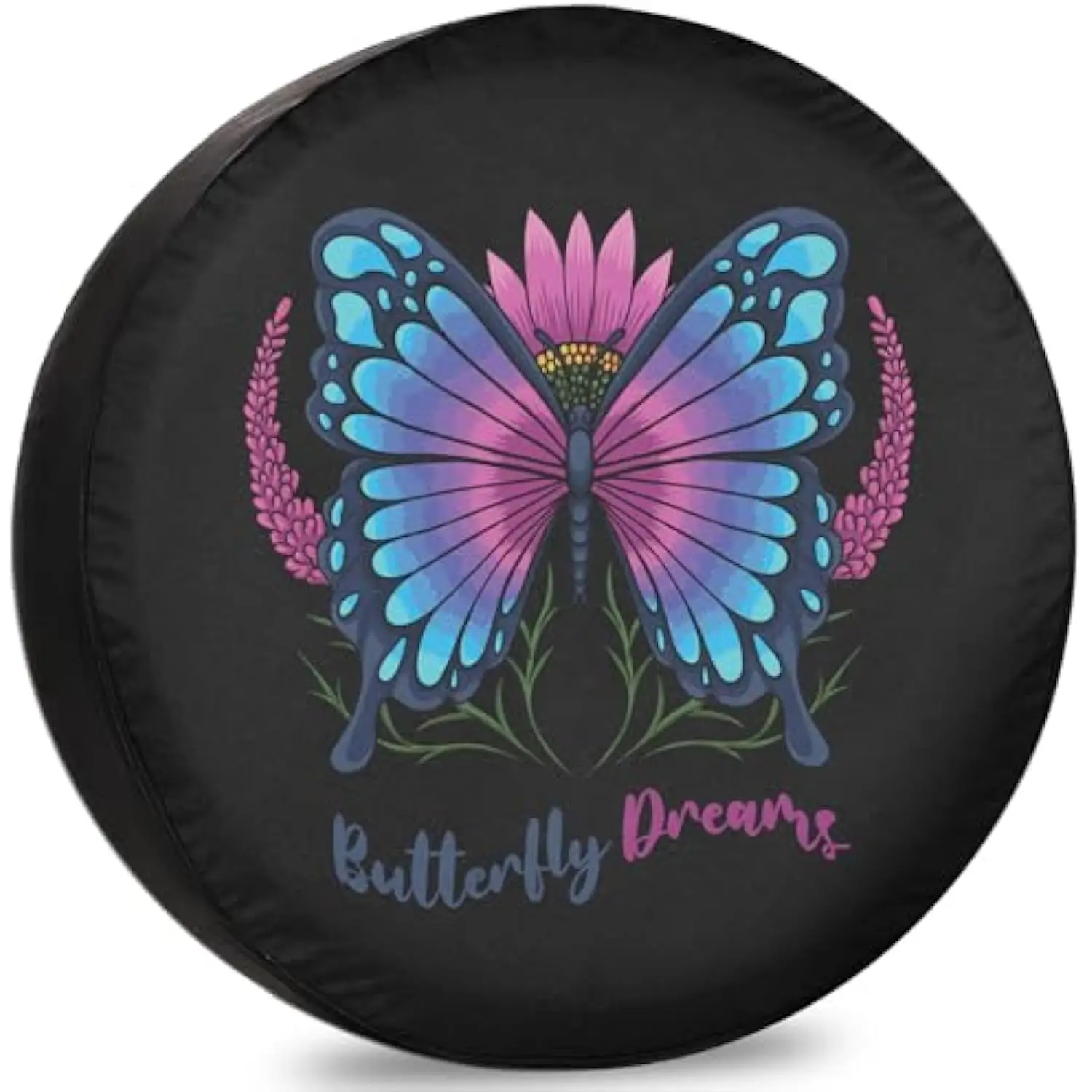 Butterfly Dreams Tire Cover Purple Blue Graphic Spare Wheel Protector Weatherproof Camper RV
Butterfly Dreams Tire Cover Purple Blue Graphic Spare Wheel Protector Weatherproof Camper RV