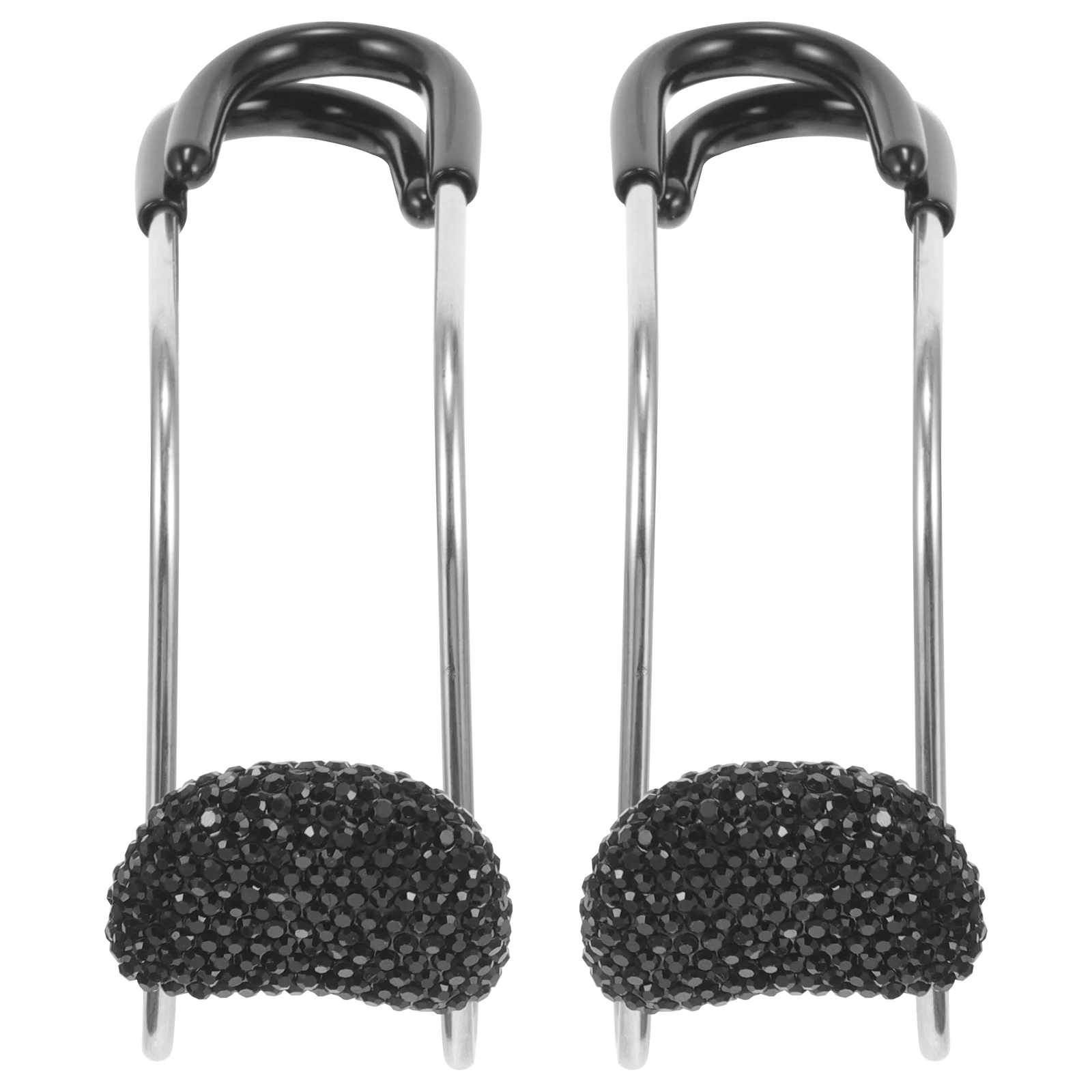 2pcs Black Rhinestone Stainless Steel Car Seat Back Hooks for Hanging Storing Purse Bag Key Anti Rust Easy Install
2pcs Black Rhinestone Stainless Steel Car Seat Back Hooks for Hanging Storing Purse Bag Key Anti Rust Easy Install