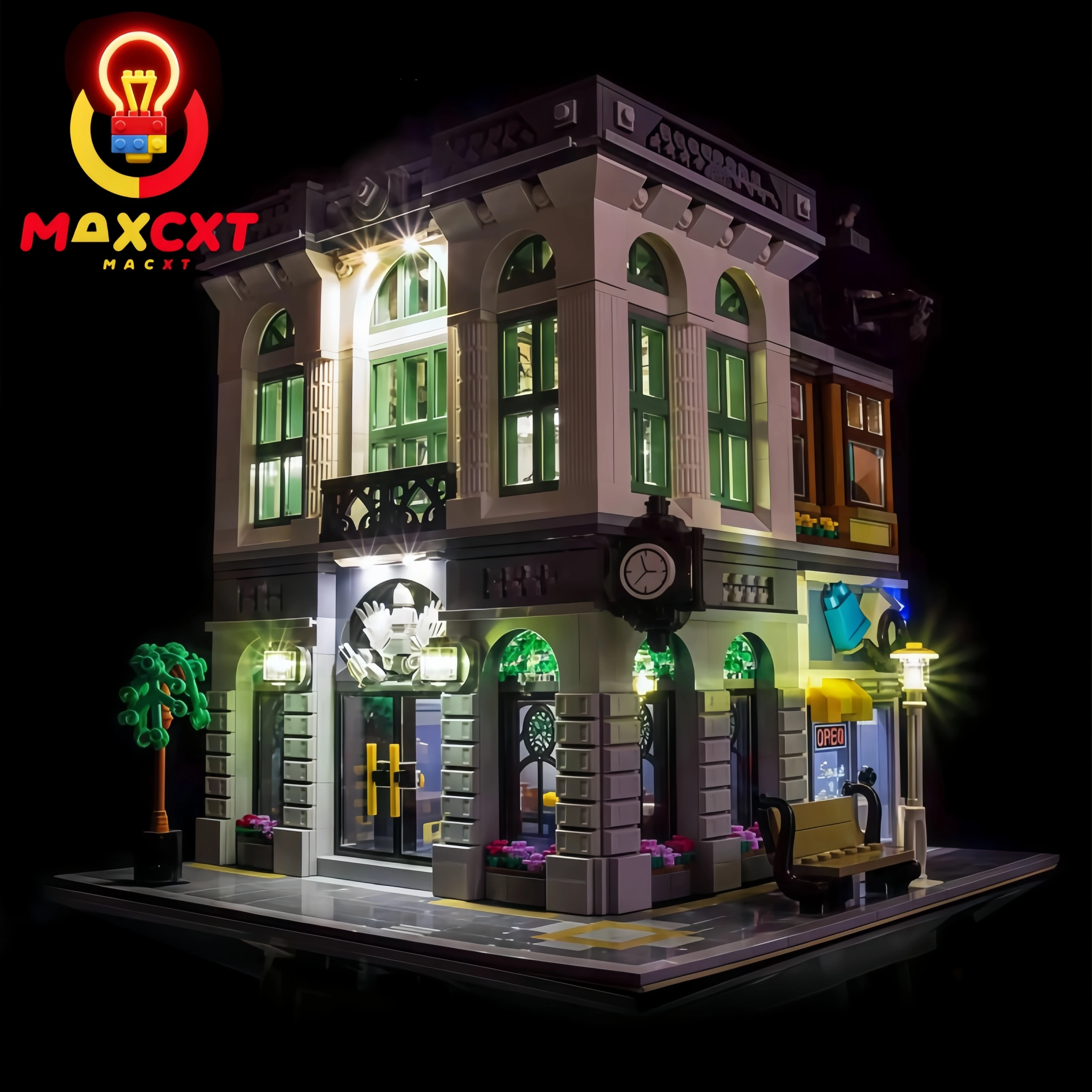 MAXCXT LED Light Set For LEGO 10251 Brick Green Bank DIY Decorative Lamp Not Include Lego Building Blocks Set
MAXCXT LED Light Set For LEGO 10251 Brick Green Bank DIY Decorative Lamp Not Include Lego Building Blocks Set