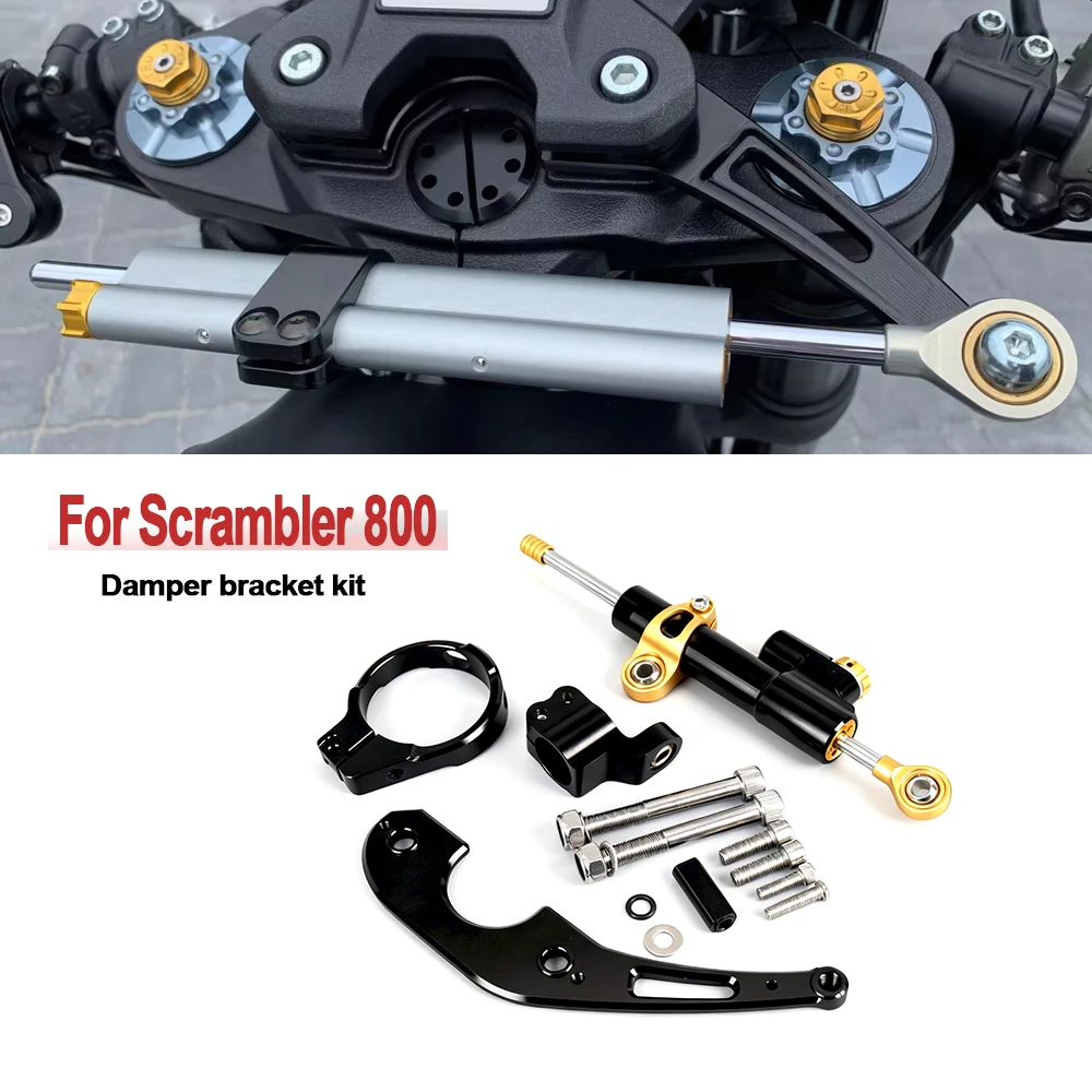 NEW Motorcycle CNC Aluminium Steering Stabilizer Damper Bracket Mounting Kit accessories For Ducati Scrambler 800 Scrambler800
NEW Motorcycle CNC Aluminium Steering Stabilizer Damper Bracket Mounting Kit accessories For Ducati Scrambler 800 Scrambler800