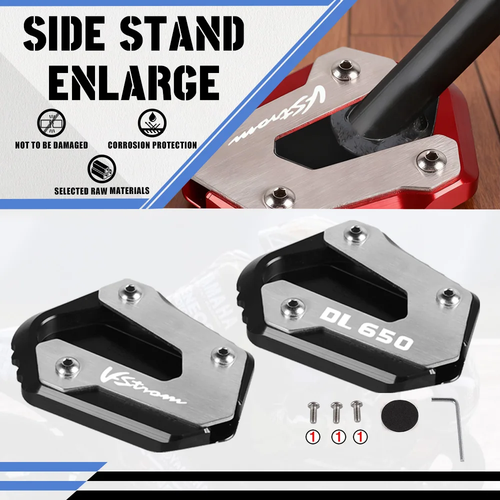 2022 2023 V-Strom 650XT For SUZUKI V-Strom DL 650 VStrom DL650 V Strom Side Stand Enlarger Kickstand Plate Pad 2004 - 2020 2021
2022 2023 V-Strom 650XT For SUZUKI V-Strom DL 650 VStrom DL650 V Strom Side Stand Enlarger Kickstand Plate Pad 2004 - 2020 2021