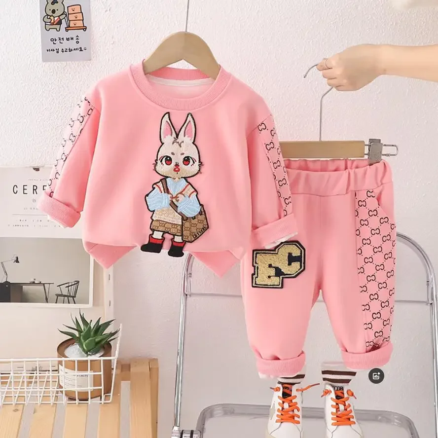 Girls Spring Autumn Tracksuits 12 To 18 Months Kids Baby Clothes Cartoon Embroidery Casual Hoodies And Pants Children Girl Suit
Girls Spring Autumn Tracksuits 12 To 18 Months Kids Baby Clothes Cartoon Embroidery Casual Hoodies And Pants Children Girl Suit