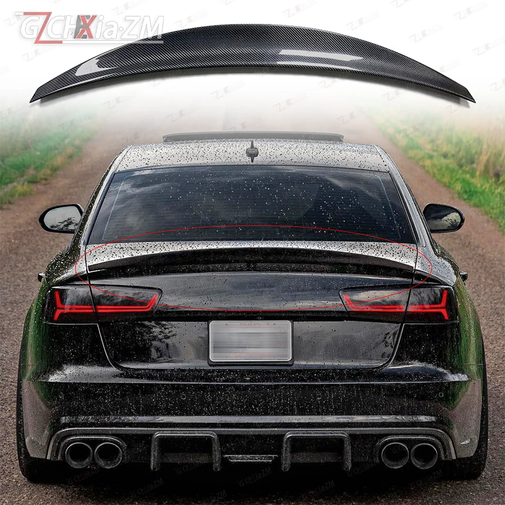 Suitable For 2012-2016 Audi A6 S6 C7 Sedan HK Style High-Quality Fiberglass Rear Spoiler Rear Trunk Lid Spoiler Rear Wing
Suitable For 2012-2016 Audi A6 S6 C7 Sedan HK Style High-Quality Fiberglass Rear Spoiler Rear Trunk Lid Spoiler Rear Wing