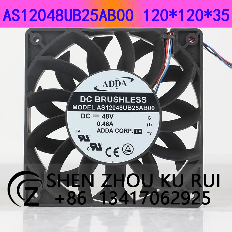 ADDA 48 В 0,14 А 12025 120X120X25 мм 12 см корпусной преобразователь частоты двойной шар 3-проводной AD1248UB-A73GL охлаждающий вентилятор
ADDA 48 В 0,14 А 12025 120X120X25 мм 12 см корпусной преобразователь частоты двойной шар 3-проводной AD1248UB-A73GL охлаждающий вентилятор