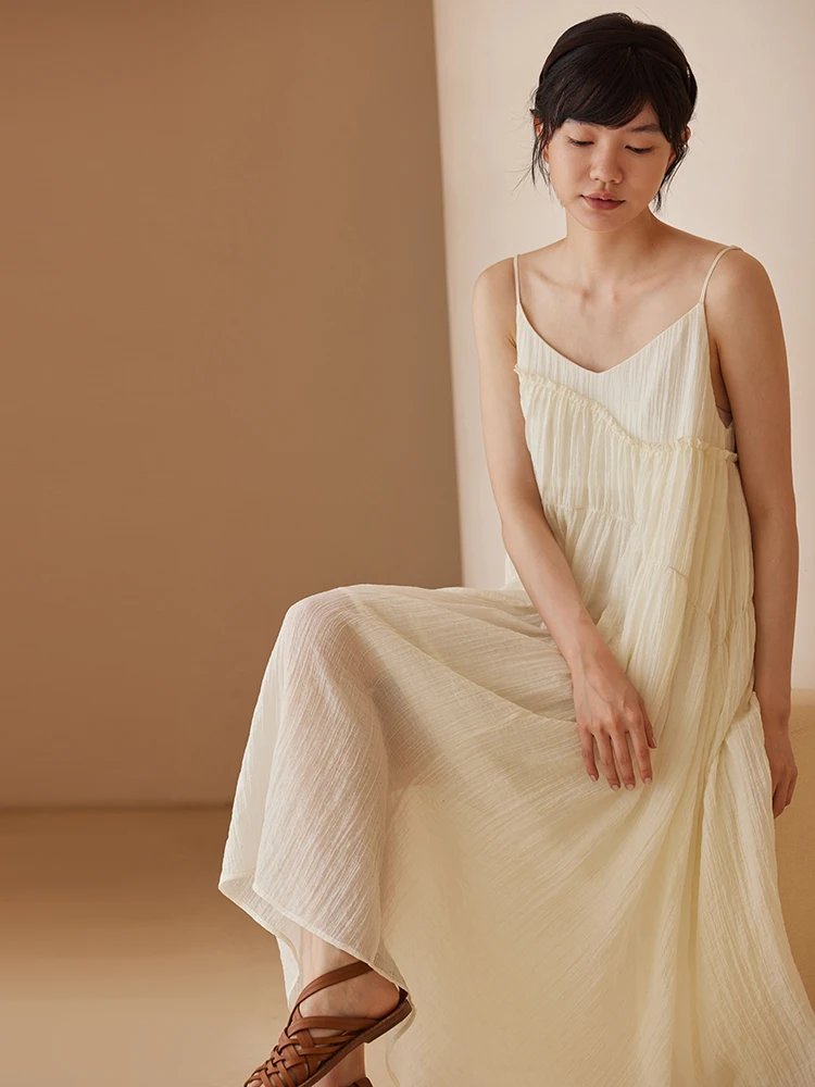 Hacikis Miss Pear Blossom Rain Splice Design Sensation Tulle Skirt Slim Loose Strap Atmosphere Girl Dress Summer Season Ladie...
Hacikis Miss Pear Blossom Rain Splice Design Sensation Tulle Skirt Slim Loose Strap Atmosphere Girl Dress Summer Season Ladie...