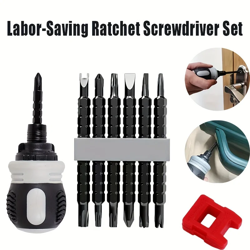 Экономия усилий. Телескопическая регулировочная отвертка с храповым механизмом. Крестовая короткая/длинная крестовая отвертка специальной формы с пакетной головкой. Набор отверток двойного назначения.
Экономия усилий. Телескопическая регулировочная отвертка с храповым механизмом. Крестовая короткая/длинная крестовая отвертка специальной формы с пакетной головкой. Набор отверток двойного назначения.