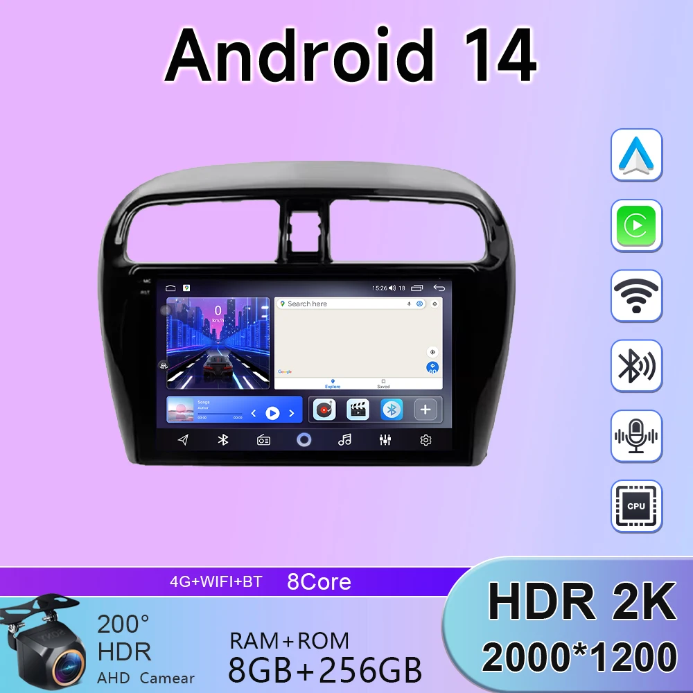 BT For Mitsubishi Mirage 6 2012 - 2018 Car Radio Multimedia Video Video Player Navigation GPS Android Auto 5G WIFI No 2din DVD
BT For Mitsubishi Mirage 6 2012 - 2018 Car Radio Multimedia Video Video Player Navigation GPS Android Auto 5G WIFI No 2din DVD