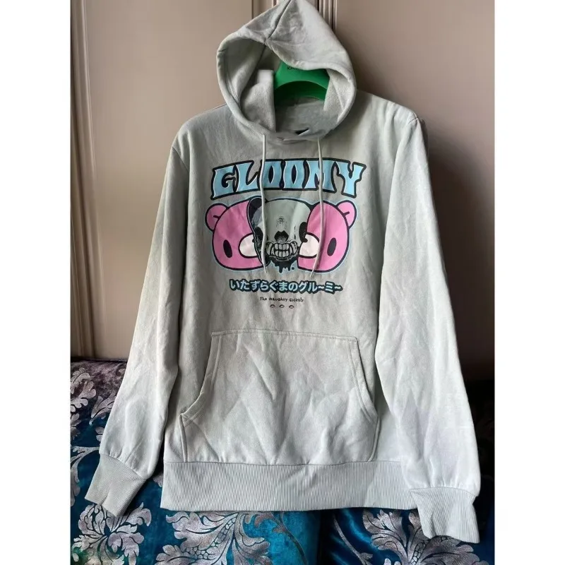 Japanese Vintage Subculture Bear Print Hoodies Autumn New Y2k Gray Long-sleeved Hoodie Oversized Fashion Casual Women's Tops
Japanese Vintage Subculture Bear Print Hoodies Autumn New Y2k Gray Long-sleeved Hoodie Oversized Fashion Casual Women's Tops