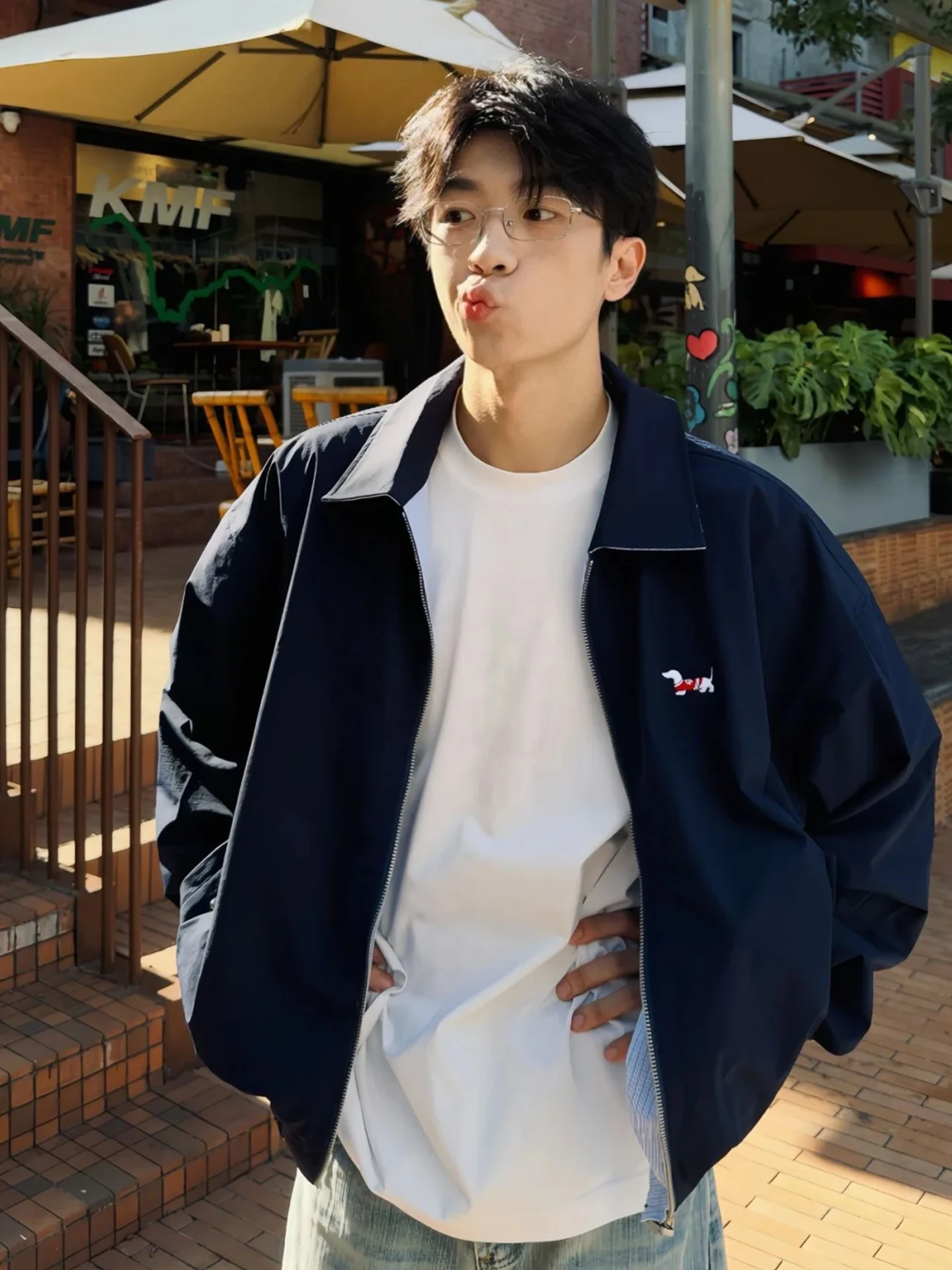 Double-Sided Wear Plaid Jaet Men's American Retro Embroidery Lapel Couple Autumn Winter Zipper Coat Casual Sle Long Sve
Double-Sided Wear Plaid Jaet Men's American Retro Embroidery Lapel Couple Autumn Winter Zipper Coat Casual Sle Long Sve