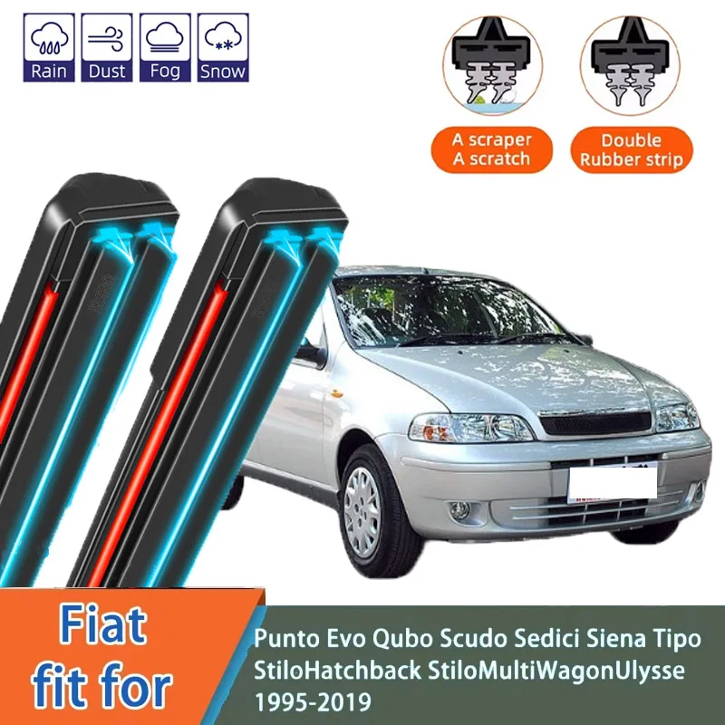 For Fiat Punto Evo Qubo Scudo Sedici Siena Stilo Tipo 356 Front Windscreen Wipers Double Rubber Car Wiper Blades Car Accessories
For Fiat Punto Evo Qubo Scudo Sedici Siena Stilo Tipo 356 Front Windscreen Wipers Double Rubber Car Wiper Blades Car Accessories