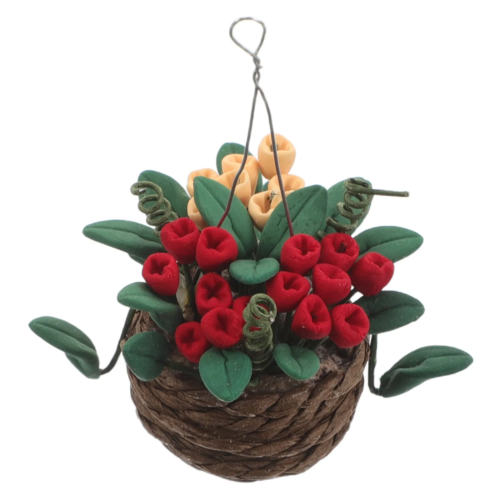 Miniature Hanging Plant Faux Flower Basket Realistic Mini Potted Plants Preassembled Miniature Woven Basket Fairy Garden
Miniature Hanging Plant Faux Flower Basket Realistic Mini Potted Plants Preassembled Miniature Woven Basket Fairy Garden