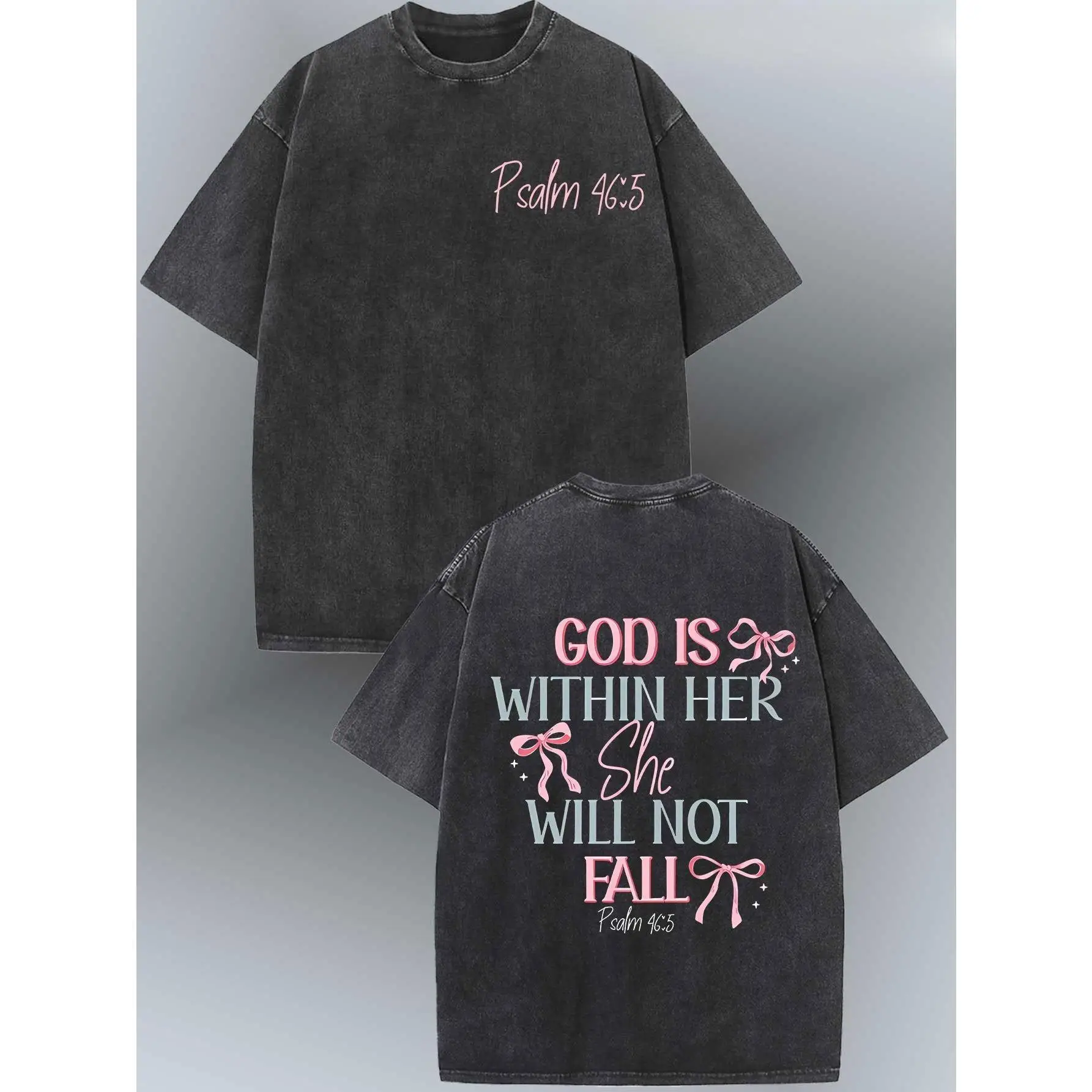 Psalm 46:5 T-Shirt God Is Within Her She Will Not Fall Graphic Tee Unisex Christian Women Empowerment Gift
Psalm 46:5 T-Shirt God Is Within Her She Will Not Fall Graphic Tee Unisex Christian Women Empowerment Gift