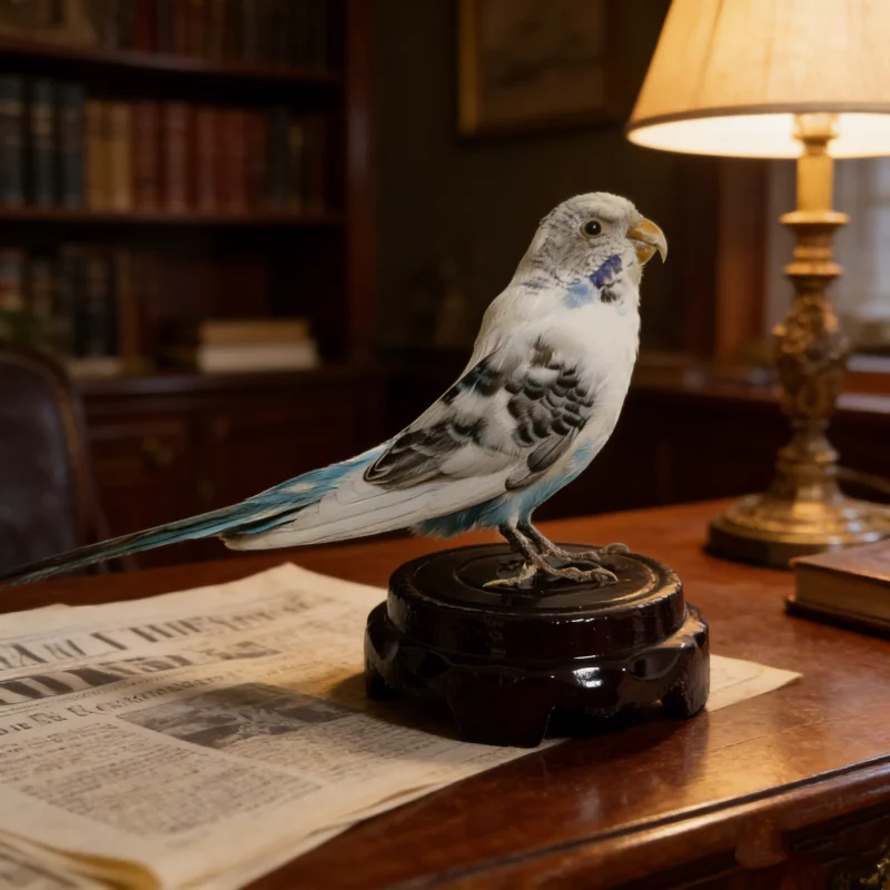 Real White Parrot Specimen with base Stuffing Melopsittacus Budgerigar Budgie Home Decoration Special Gifts
Real White Parrot Specimen with base Stuffing Melopsittacus Budgerigar Budgie Home Decoration Special Gifts