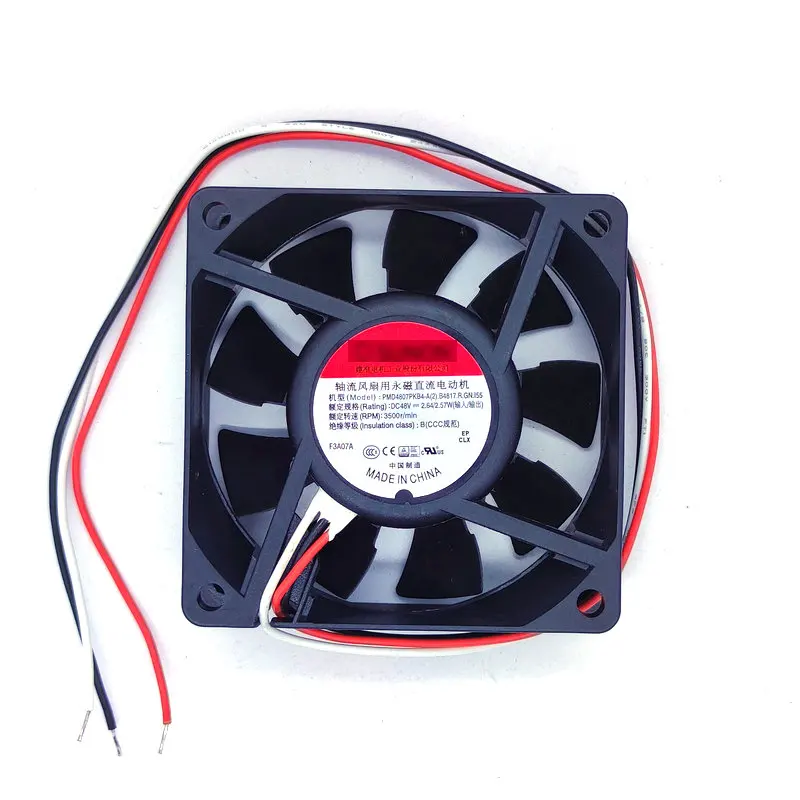 New Original PMD4807PKB4-A R GN I55 DC48V 2.64W 70x70x20MM Alarm Signal Inverter Cooling fan
New Original PMD4807PKB4-A R GN I55 DC48V 2.64W 70x70x20MM Alarm Signal Inverter Cooling fan