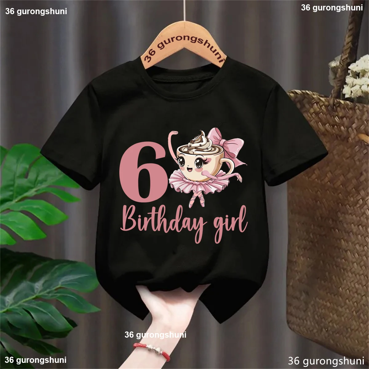 4th/5th/6th Birthday Girl Ballerina Cappucina Printed T Shirt The Best Birthday Gift For Girls Kawaii Kids Clothes Summer Tops
4th/5th/6th Birthday Girl Ballerina Cappucina Printed T Shirt The Best Birthday Gift For Girls Kawaii Kids Clothes Summer Tops
