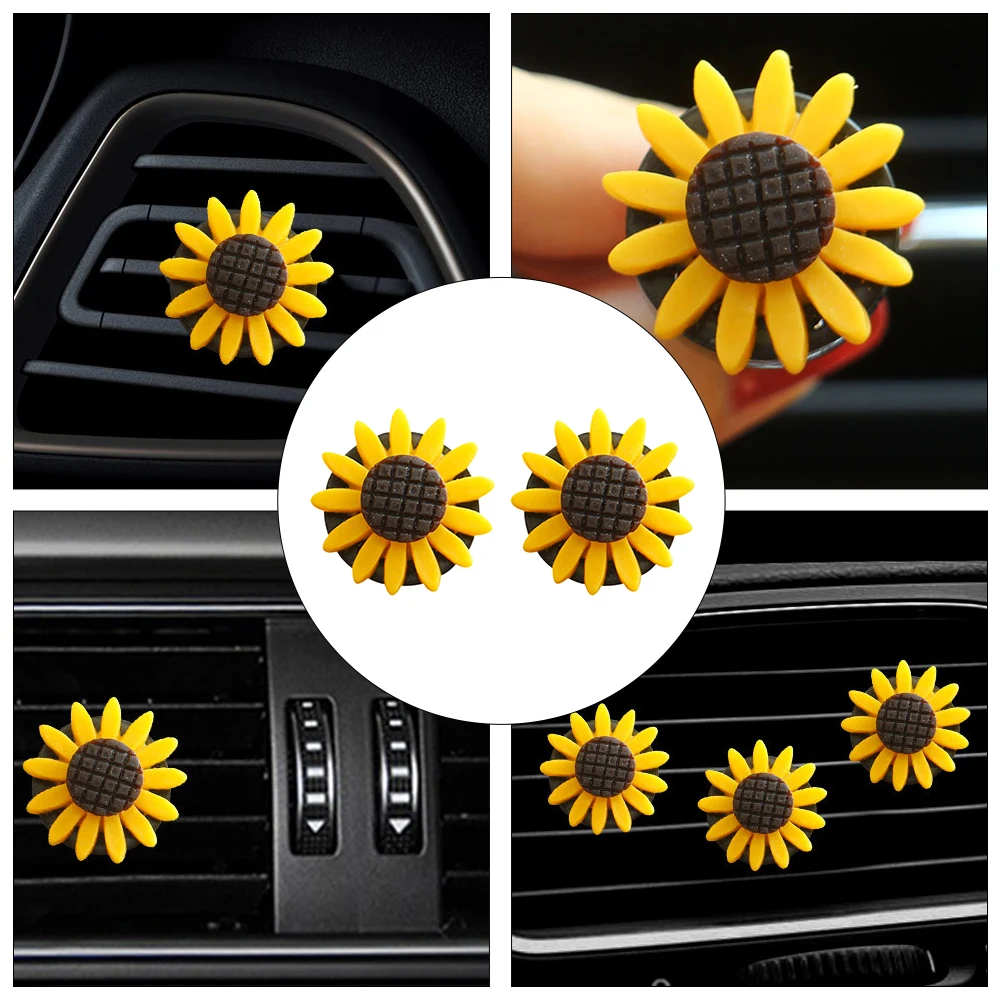 2Pcs Car Aromatherapy Clip Sunflower Air Freshener Easy Installation No Scratch on Vents Perfect Gift Sunflower Perfume Clip
2Pcs Car Aromatherapy Clip Sunflower Air Freshener Easy Installation No Scratch on Vents Perfect Gift Sunflower Perfume Clip