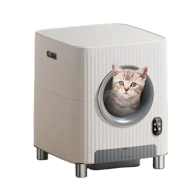 Smart Self Cleaning Cat Litter Box Tuya App Control Intelligent Large Quiet Enclosed Automatic Cat Litter Box Toilet
Smart Self Cleaning Cat Litter Box Tuya App Control Intelligent Large Quiet Enclosed Automatic Cat Litter Box Toilet