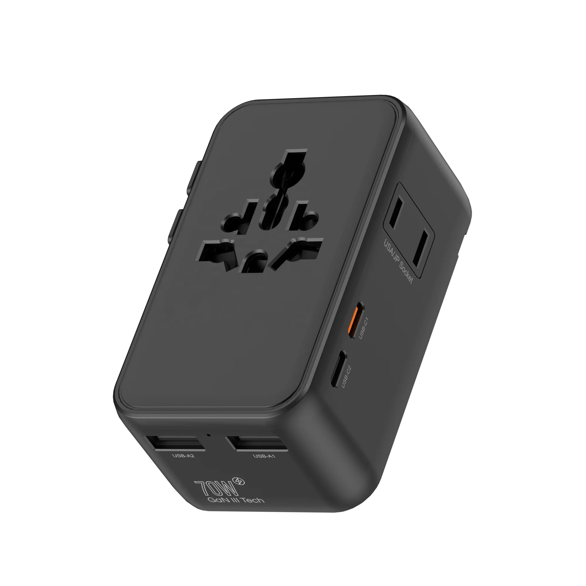 For 70W GaN international universal travel adapter, globally compatible, US, UK, Australia, European Union plug travel socket,
For 70W GaN international universal travel adapter, globally compatible, US, UK, Australia, European Union plug travel socket,
